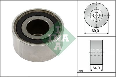 Deflection Pulley/Guide Pulley, timing belt Schaeffler INA 532 0461 10