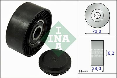 Deflection/Guide Pulley, V-ribbed belt Schaeffler INA 532 0468 10