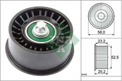 Deflection Pulley/Guide Pulley, timing belt Schaeffler INA 532 0478 10