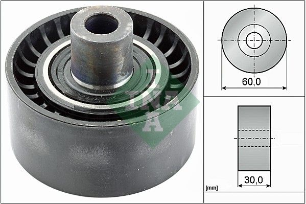 Schaeffler INA 532 0538 10 Deflection/Guide Pulley, V-ribbed belt