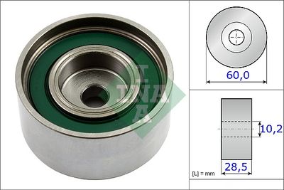 Deflection Pulley/Guide Pulley, timing belt Schaeffler INA 532 0599 10