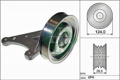 Deflection/Guide Pulley, V-ribbed belt Schaeffler INA 532 0773 10