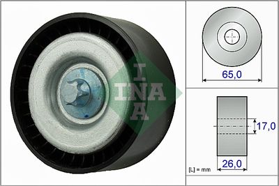 Deflection/Guide Pulley, V-ribbed belt Schaeffler INA 532 0777 10