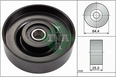 Deflection/Guide Pulley, V-ribbed belt Schaeffler INA 532 0827 10