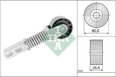 Belt Tensioner, V-ribbed belt Schaeffler INA 533 0049 20