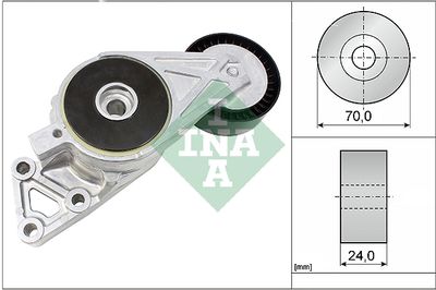 Belt Tensioner, V-ribbed belt Schaeffler INA 533 0076 30