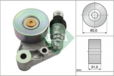 Belt Tensioner, V-ribbed belt Schaeffler INA 534 0021 10