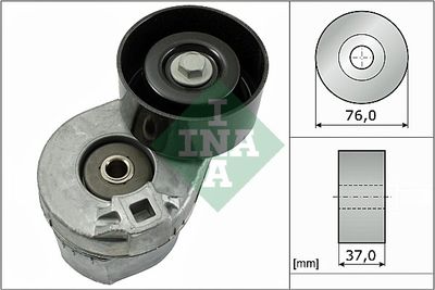 Belt Tensioner, V-ribbed belt Schaeffler INA 534 0031 10