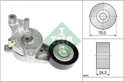 Belt Tensioner, V-ribbed belt Schaeffler INA 534 0059 10