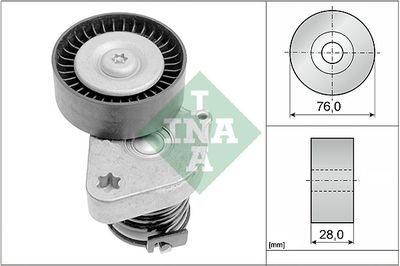 Belt Tensioner, V-ribbed belt Schaeffler INA 534 0081 30