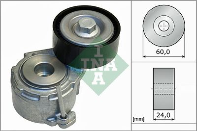 Belt Tensioner, V-ribbed belt Schaeffler INA 534 0111 20