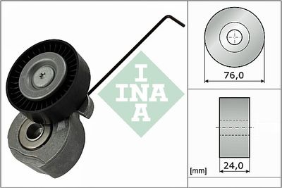 Belt Tensioner, V-ribbed belt Schaeffler INA 534 0324 10