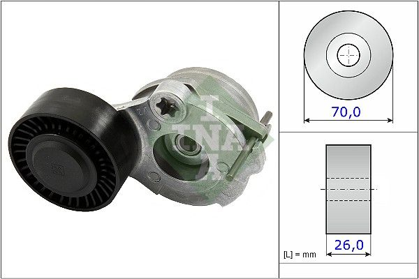 Schaeffler INA 534 0470 10 Belt Tensioner, V-ribbed belt