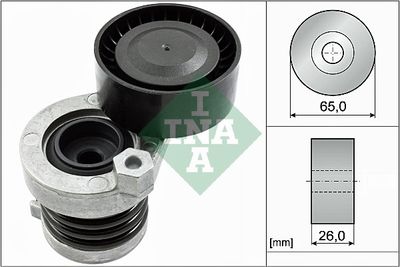 Belt Tensioner, V-ribbed belt Schaeffler INA 534 0551 10