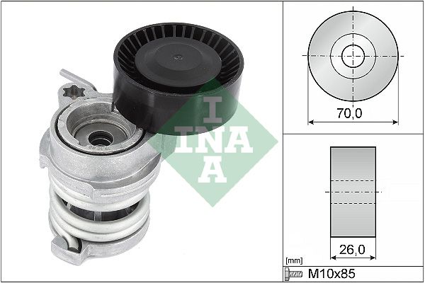 Schaeffler INA 534 0708 10 Belt Tensioner, V-ribbed belt