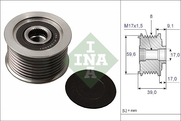 Schaeffler INA 535 0049 10 Alternator Freewheel Clutch