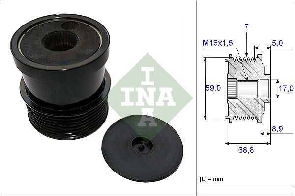 Schaeffler INA 535 0070 30 Alternator Freewheel Clutch