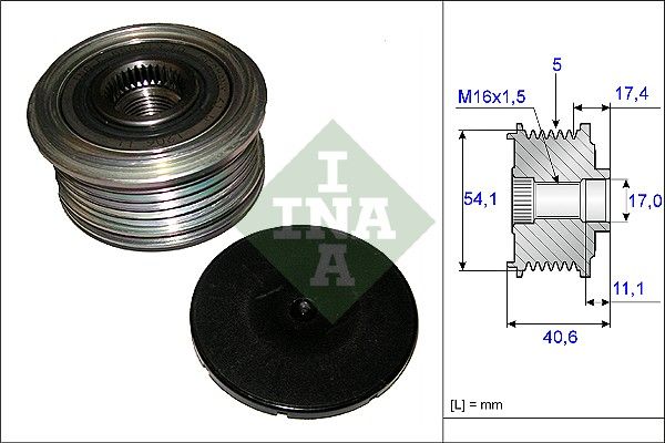 Schaeffler INA 535 0089 10 Alternator Freewheel Clutch