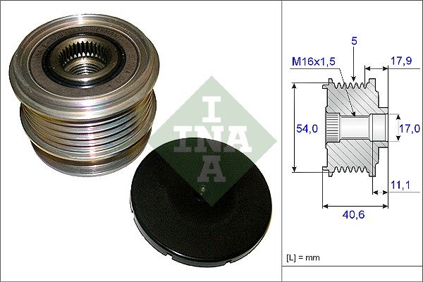 Schaeffler INA 535 0121 10 Alternator Freewheel Clutch