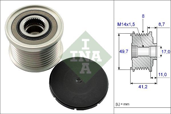 Schaeffler INA 535 0141 10 Alternator Freewheel Clutch