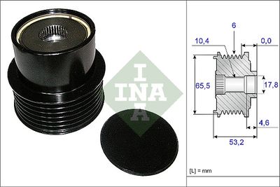 Alternator Freewheel Clutch Schaeffler INA 535 0195 10