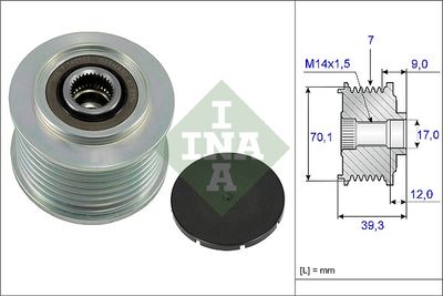 Alternator Freewheel Clutch Schaeffler INA 535 0214 10