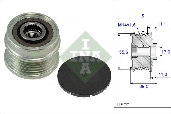 Schaeffler INA 535 0218 10 Alternator Freewheel Clutch