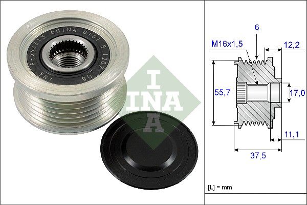 Schaeffler INA 535 0226 10 Alternator Freewheel Clutch