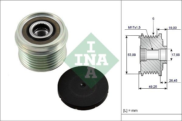 Schaeffler INA 535 0233 10 Alternator Freewheel Clutch