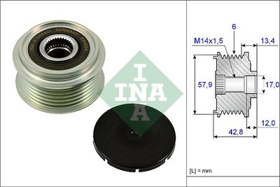 Alternator Freewheel Clutch Schaeffler INA 535 0240 10