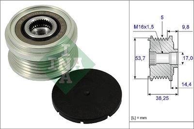 Alternator Freewheel Clutch Schaeffler INA 535 0242 10