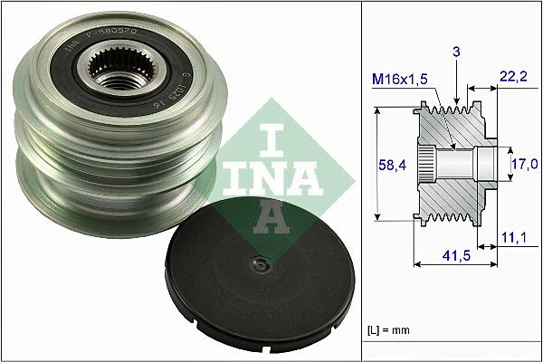 Schaeffler INA 535 0269 10 Alternator Freewheel Clutch