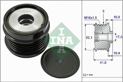 Alternator Freewheel Clutch Schaeffler INA 535 0272 10