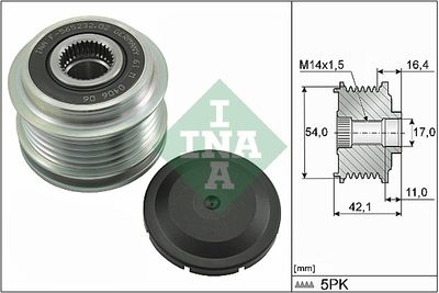 Alternator Freewheel Clutch Schaeffler INA 535 0286 10