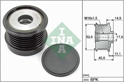 Alternator Freewheel Clutch Schaeffler INA 535 0293 10