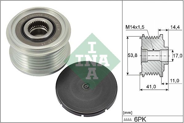 Schaeffler INA 535 0304 10 Alternator Freewheel Clutch