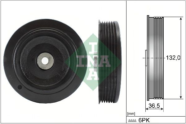 Schaeffler INA 544 0007 10 Belt Pulley, crankshaft