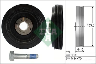 Belt Pulley Set, crankshaft Schaeffler INA 544 0042 20