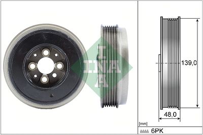 Belt Pulley, crankshaft Schaeffler INA 544 0065 10