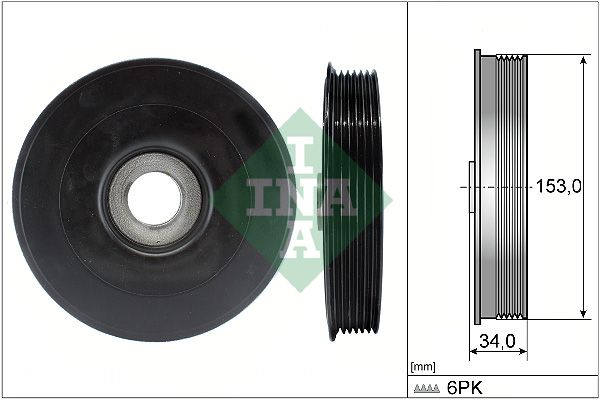 Schaeffler INA 544 0079 10 Belt Pulley, crankshaft