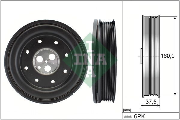 Schaeffler INA 544 0134 10 Belt Pulley, crankshaft