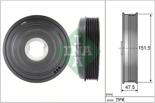 Schaeffler INA 544 0136 10 Belt Pulley, crankshaft