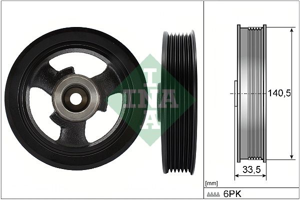 Schaeffler INA 544 0149 10 Belt Pulley, crankshaft