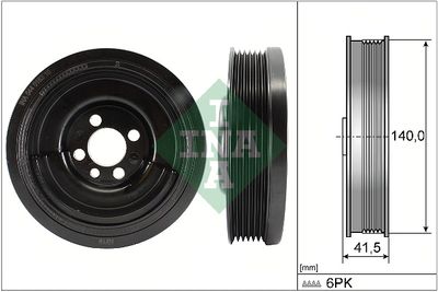 Belt Pulley, crankshaft Schaeffler INA 544 0163 10