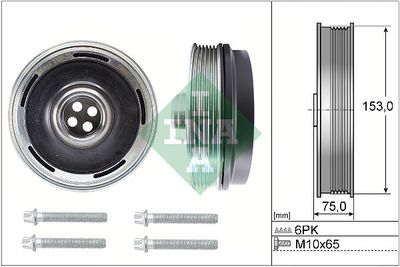 Belt Pulley Set, crankshaft Schaeffler INA 544 0169 20