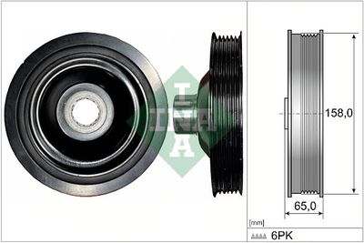 Belt Pulley, crankshaft Schaeffler INA 544 0175 10