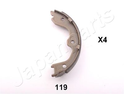 Brake Shoe Set, parking brake JAPANPARTS GF-119AF