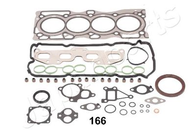 Full Gasket Kit, engine JAPANPARTS KM-166