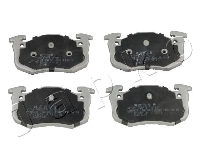 JAPKO 510701 Brake Pad Set, disc brake