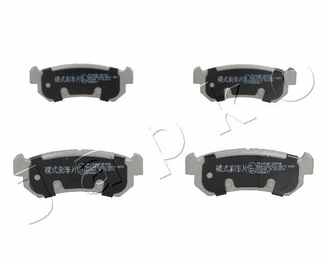 JAPKO 51W02 Brake Pad Set, disc brake